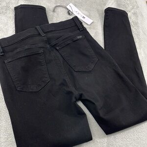 NWOT Joes Jeans 28, 6 The Charlie High Rise Skinny‎ Ankle Black Soft Denim Jeans